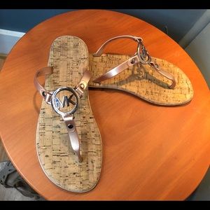 Michael Kors Rose Gold Sandals